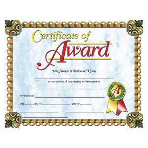 Hayes Publishing Certificate of Award, 8.5" x 11", Pack of 30 (Case of 6) - 1 of 1
