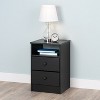 Astrid 2 Drawer Nightstand - Prepac - 2 of 4