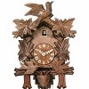 One Day Cuckoo Clock – 13 Inch Height – Carved Maple Leaves and Moving Birds By River City Clocks - 2 of 3