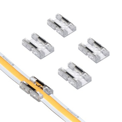 Armacost Lighting 2 Pin LED Strip Light COB Splice Connector 5pk Light Accessory