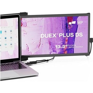 Mobile Pixels Duex Plus DS 13.3" Portable Monitor, USB-C, HDMI, 1080P - Certified Refurbished - 1 of 2