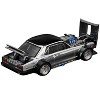 Skyline GT-R V8 Drift "Hakosuka" RHD (Right Hand Drive) Silver Chrome with Black Hood and Top 1/64 Diecast Model Car by Pop Race - 3 of 3