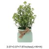 Unique Bargains Artificial Plants Mini Flower Plant Plastic 3.07"x3.07"x7.87" 1 Pc - 3 of 4