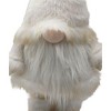 HomeRoots 30" White Fabric Christmas Standing Gnome Tabletop Sculpture - 4 of 4