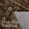 Elegant Floral Inspired Non-Slip Washable Low Pile Rug with Stain-Resistant Backing, Perfect for Living Room, Bedroom, Kitchen, Entryway - 3 of 4
