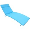 Oversart 52005.00Cush-Blu (2Pcs)Outdoor Chaise Lounge Cushion (Without Chaise Lounge) - 2 of 4