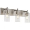 Quorum Lighting Fallstaff 3 - Light Vanity in  Satin Nickel - 4 of 4