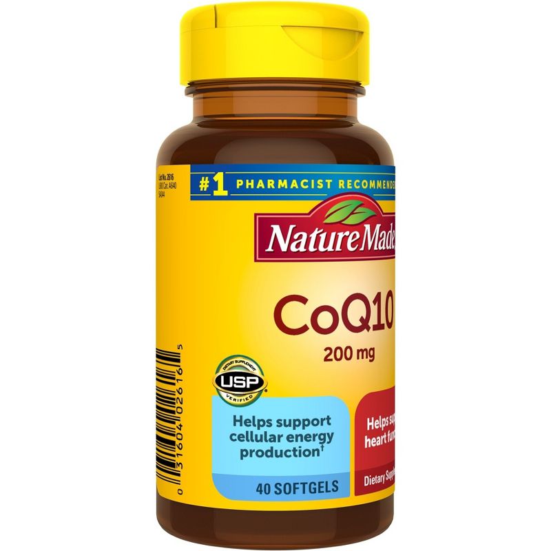 Nature Made CoQ10 200mg Softgels for Heart Health Support - 40ct, 3 of 17