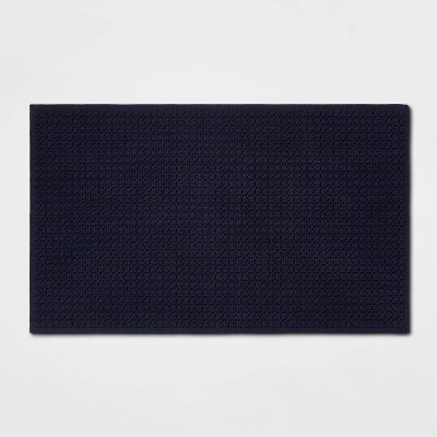 20x34 Antimicrobial Bath Mat Aqua - Threshold™