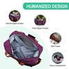Luupatchy Large Capacity Travel Bag, Dry Wet Separation , For Travel, Fitness Yoga, Weekend Tote Overnight Bag - 2 of 4