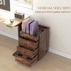 NicBex 3-Drawer File Cabinet with Wheels Mobile Filing Under Desk Storage with Removable Tray Storage Cabinet for Home, Office - 2 of 4