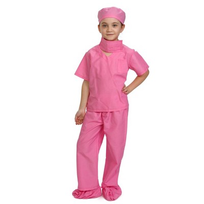 Photo 1 of Dress Up America Pink Doctor and Nurse Costume Scrubs For Girls