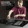 GASLAND Electric Cooktop with Downdraft Vent 31.5 Inch, 4 Burners Glass Radiant Stovetop 220V, 3-speed Max. 330 CFM Downdraft Exhaust - 4 of 4