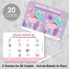 Big Dot of Happiness Beautiful Butterfly - 2-in-1 Floral Baby Shower or Birthday Party Cards - Activity Duo Games - Set of 20 - 2 of 4