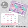 Big Dot of Happiness Beautiful Butterfly - 2-in-1 Floral Baby Shower or Birthday Party Cards - Activity Duo Games - Set of 20 - image 2 of 4