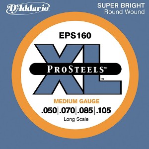 D'Addario ProSteels EPS160 Medium Gauge Long Scale Bass Strings - 1 of 2