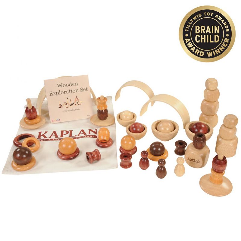 Kaplan Early Learning  Toddler Wooden Exploration Set, 1 of 5