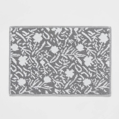 Sussexhome Callavi Bath Mat 3 Piece Set - Dark Gray : Target