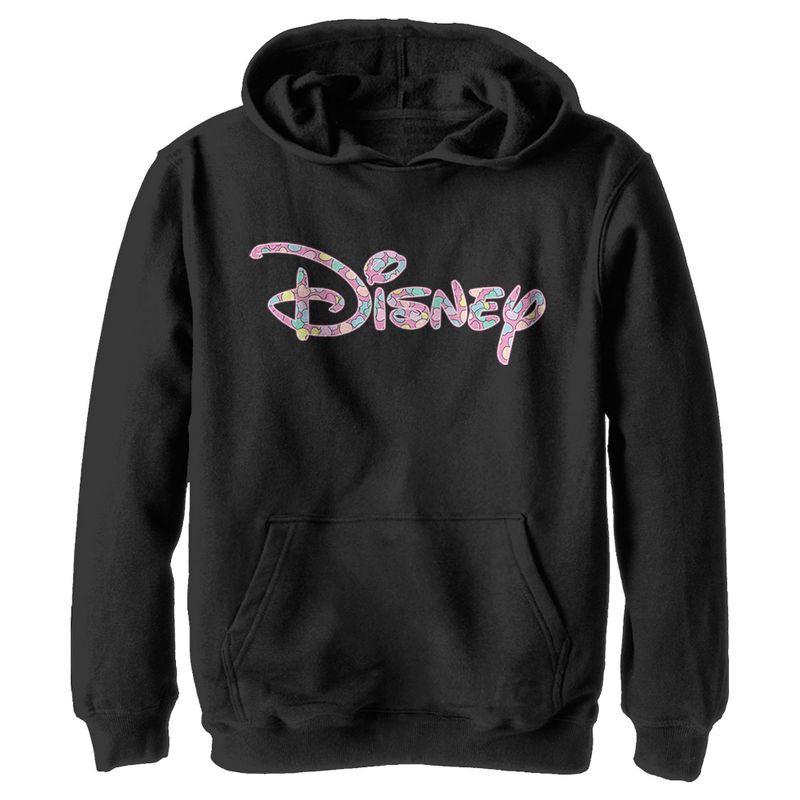 Boy's Disney Candy Logo Pull Over Hoodie, 1 of 5