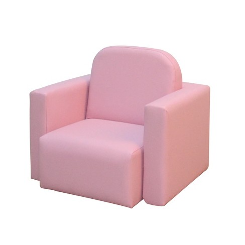 Qaba Kids Sofa Set With Footstool, Upholstered Children Armchair For Kids  18m+, Baby Sofa For Playroom, Bedroom, Nursery Room, Pink : Target