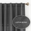 Awesome Home  Cotton Blend Light Filtering Back Tab Curtains (2 Panels) - 2 of 4