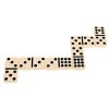 WE Games Double Nine Dominoes with Canvas Bag - Ivory Color Tiles, Club Size - 4 of 4