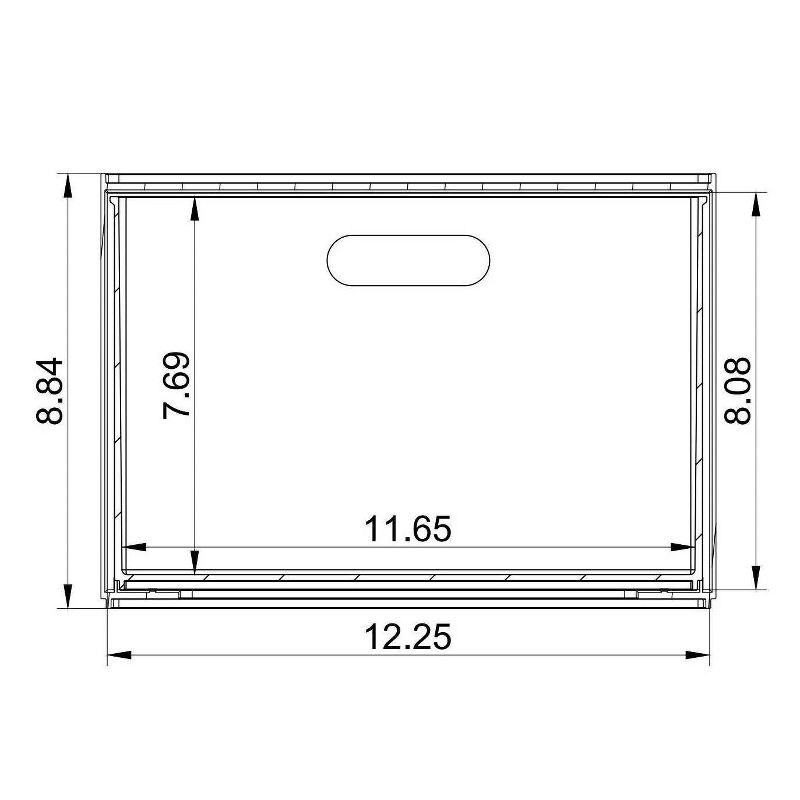All Purpose Single Drawer Storage Clear - Brightroom&#8482;, 6 of 8