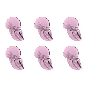 6 Pack Stretchy Durags for Waves Compression and Style - 1 of 4