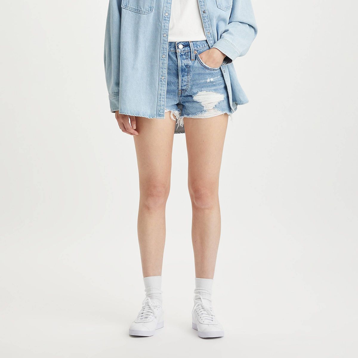 Levi's® 501 Original Fit High-Rise Women's Jean Shorts - thumbnail 7