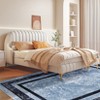 Bordered Area Rugs for Living Room, Modern Machine Washable Non Slip Low Pile Rug for Dining Room Home Office - 2 of 4
