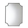 Baxton Studio Parcenet Modern Black Finished Metal Accent Wall Mirror - 2 of 4