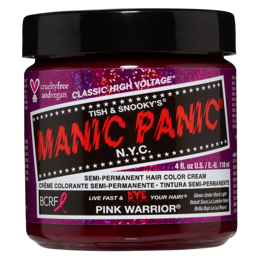 Photos - Hair Dye Manic Panic Classic Temporary Hair Color - Pink - 4oz