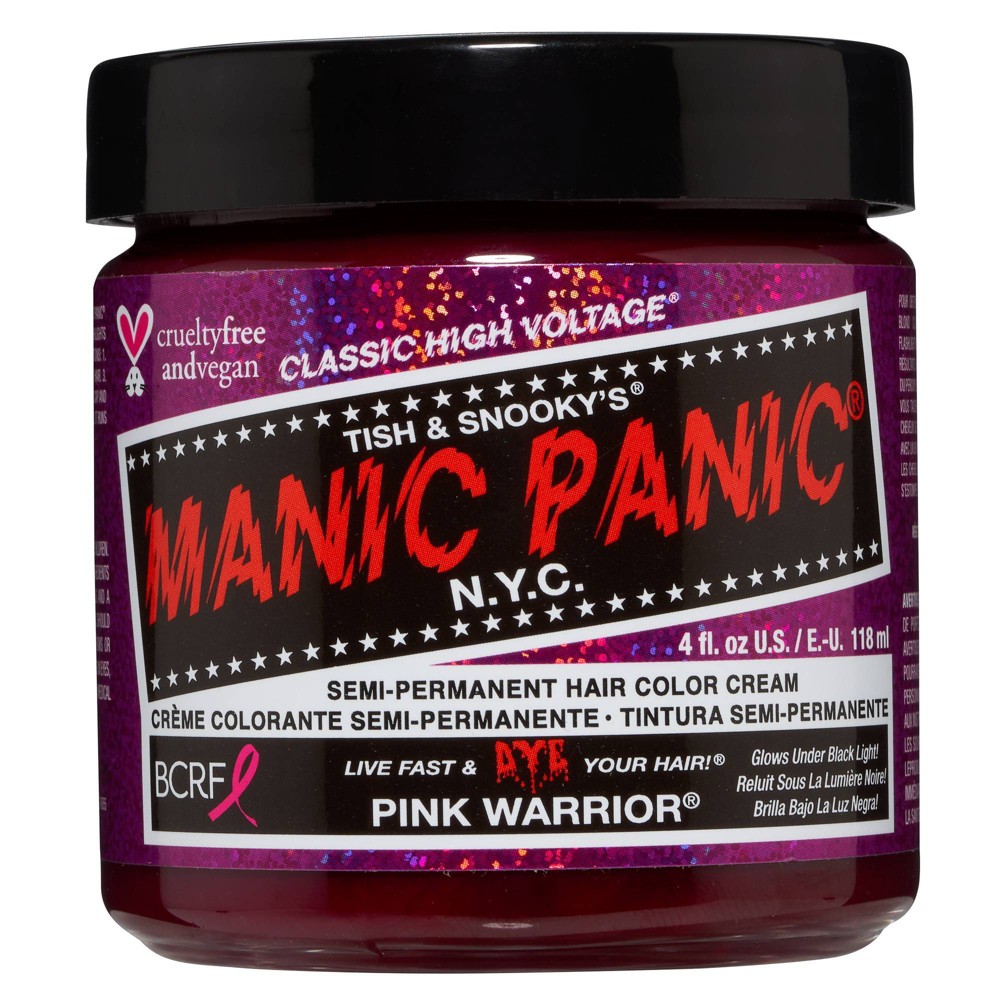 Photos - Hair Dye Manic Panic Classic Semi-Permanent Hair Color - Pink - 4 fl oz