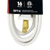 RAYOVAC® Indoor Extension Cord with Straight Plug, White - 4 of 4