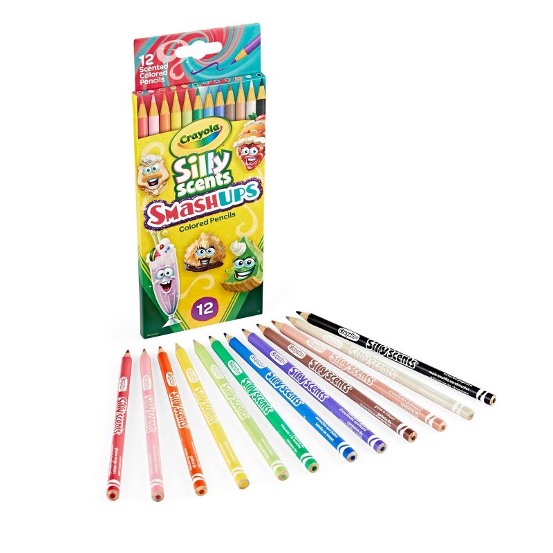 Crayola 12pk Silly Scent Smash Ups Colored Pencils, 3 of 5