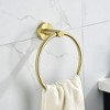 ChicFurnit Bathroom Towel Holder 5 Piece Wall Mount Set for Modern Design and Easy Install, Gold, 24.9"*7.5"*3" - 4 of 4