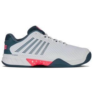 K-Swiss Men's Hypercourt Express 2 Tennis Shoe (White/Stargazer/Neon Blaze) - 1 of 4