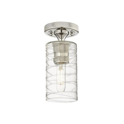 Crown Point - 1 Light Flush Mount In Industrial Style-9.63 Inches Tall and 3.88 Inches Wide