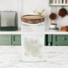 Unique Bargains Durable Texture Decorative Glass Jar with Lid 1 Pc - 2 of 4