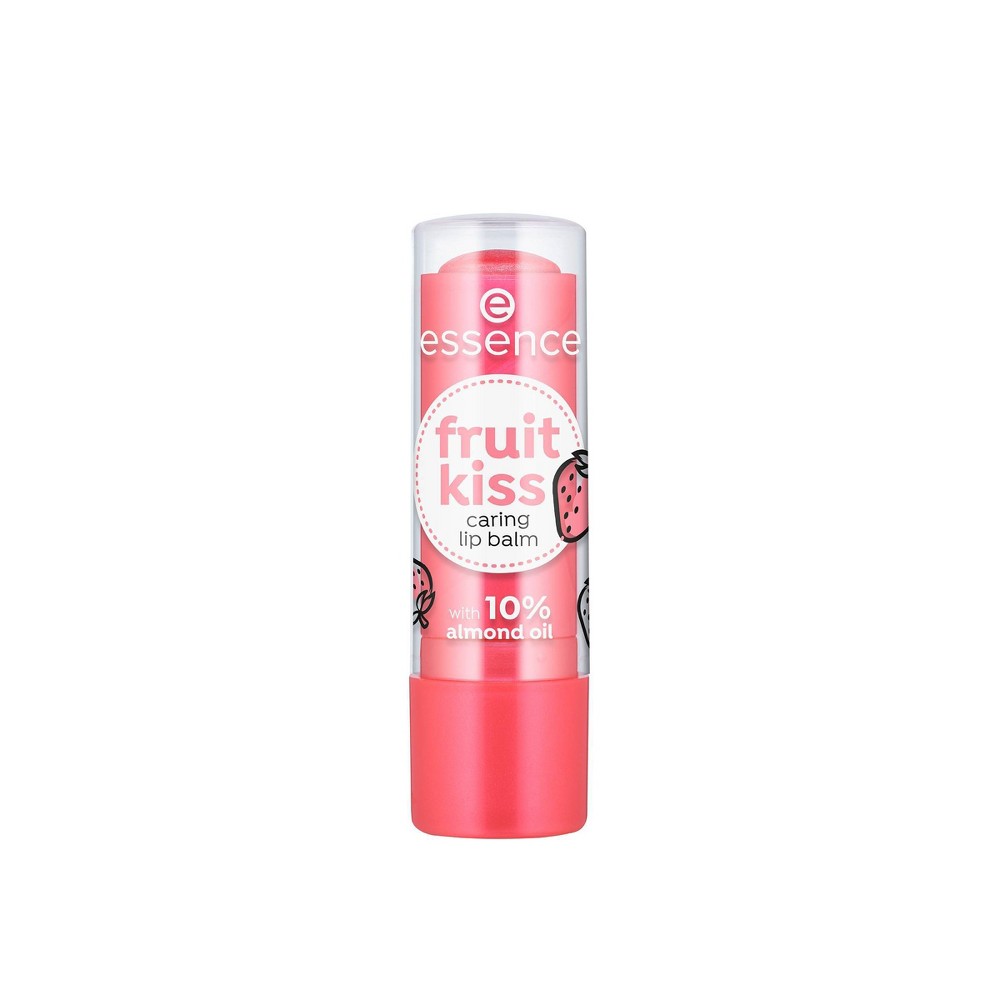 essence Fruit Kiss Caring Lip Balm - 03 Strawberry Kiss - 0.16oz