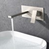 Cobbe Wall Mount Faucet for Bathroom Sink or Bathtub, Single Handle Brass Rough-in Valve Included, Brushed Nickel - 4 of 4