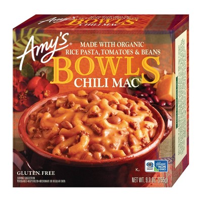 Amy's Frozen Gluten Free Frozen Chili Mac Bowl - 9oz
