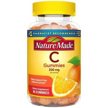 Nature Made Vitamin C 250 mg Per Serving for Immune Support Gummies - Tangerine Flavored