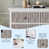 Fluted 6 Drawers Dresser for Bedroom, Farmhouse Dressers Chest of Drawers Organizer Storage, Wood Modern Chest of Drawer with Fluted Panel - 3 of 4