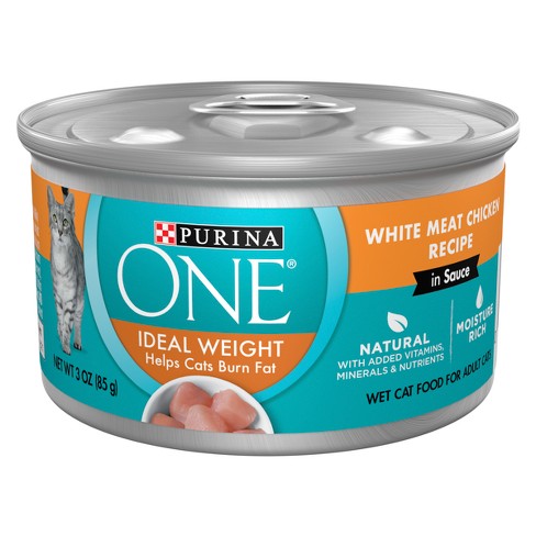 Purina One Ideal Weight Chicken Wet Cat Food 3oz Target