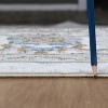 LunaLulinlk White Polyester Multi 5 ft. 3 in. x 7 ft. Area Rug - 3 of 4