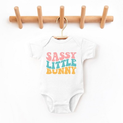 The Juniper Shop Sassy Little Bunny Baby Bodysuit