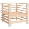 vidaXL Patio Chairs 2 pcs Solid Wood Pine - 3 of 4