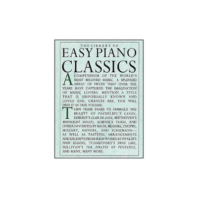 Music Sales The Library Of Easy Piano Classics