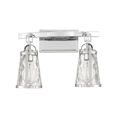 Savoy House Albany 2 - Light Vanity in  Polished Chrome